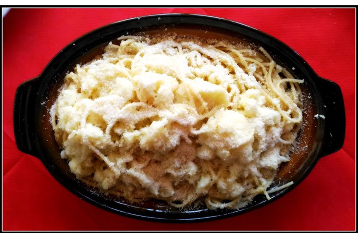 Ricette sarde: spaghetti Arrellia con cavolfiore