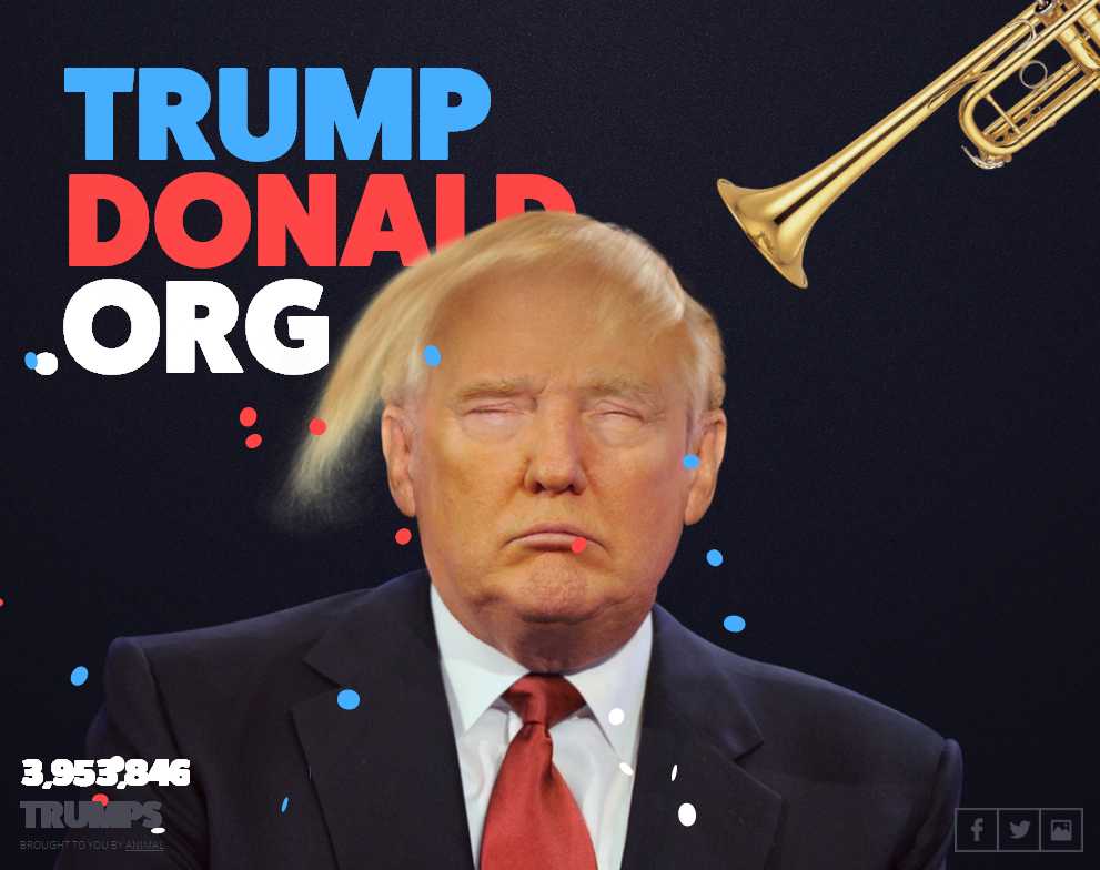 Trumpdonald.org ovvero fai una pernacchia a Trump