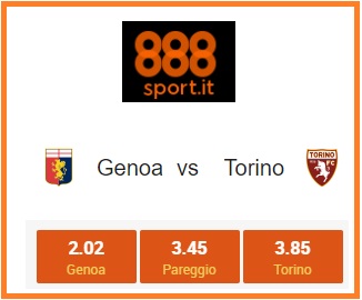 Serie A, Genoa-Torino: 8 scommettitori su 10 puntano sull’«1»
