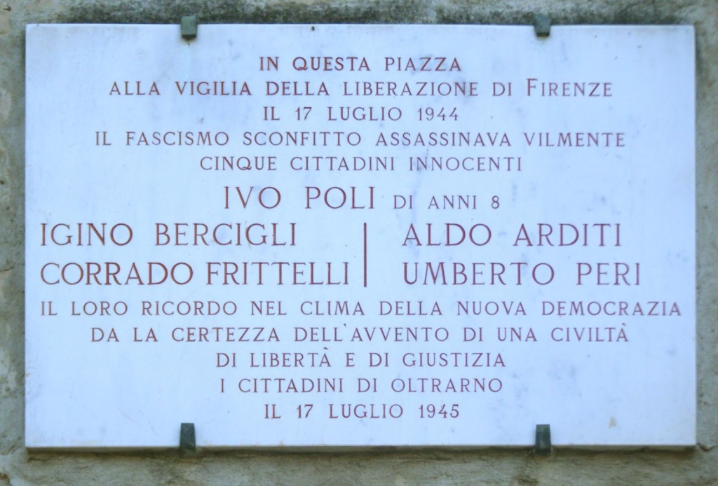 17 luglio 1944: Soldati repubblichini uccidono civili a piazza Tasso a Firenze