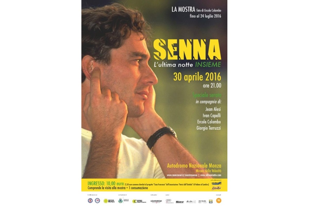 SENNA – L’ultima notte: sabato sera tutti a Monza