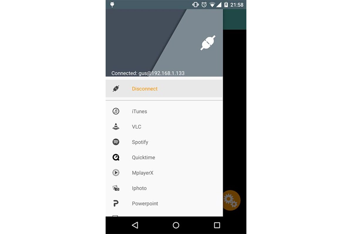 Controlla il Mac da uno smartphone Android