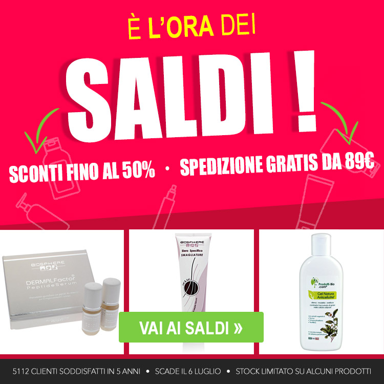 Saldi estivi 2017 al via per i Cosmetici Naturali