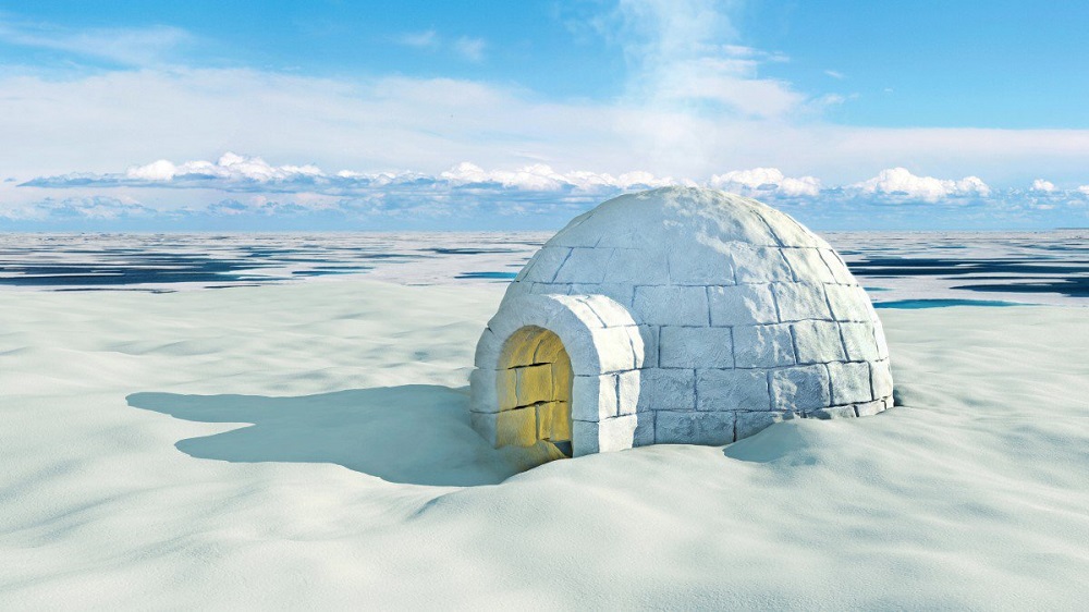 La costruzione di un igloo