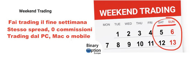 Come fare trading sabato e domenica - la guida sul trading weekend con strategie e segreti per guadagnare con il trading online