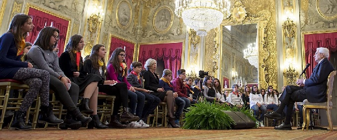 Studenti bagheresi incontrano Mattarella