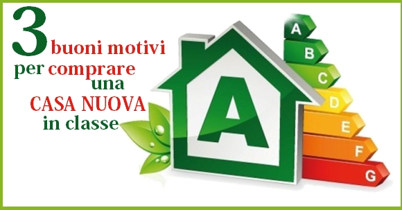 Comprare Casa: Tre Ottimi Motivi per sceglierla nuova e in classe A