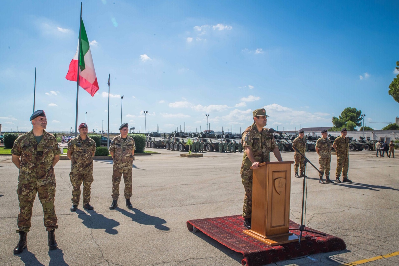 IL COMANDANTE LOGISTICO IN VISITA ALLA BRIGATA "PINEROLO"